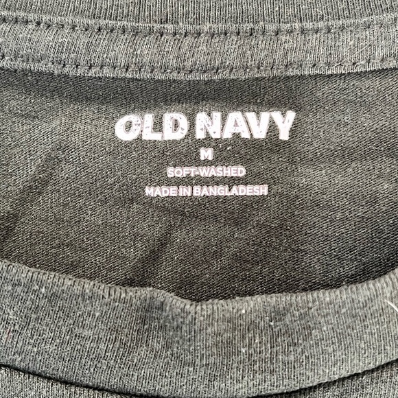 Old Navy Dark Green Men’s Basic Short Sleeve Soft Wash Cotton T-Shirt Size M - Picture 3 of 10